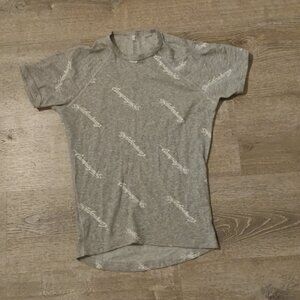 Campagnolo All-Over Logo Repeat Grey T-Shirt - Cycling Apparel